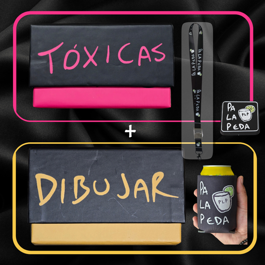 PLP DIBUJAR BUNDLE CON PLP 3 Toxicas, KOOZIE,  LANYARD BOTTLE OPENER AND CLOG CHARM