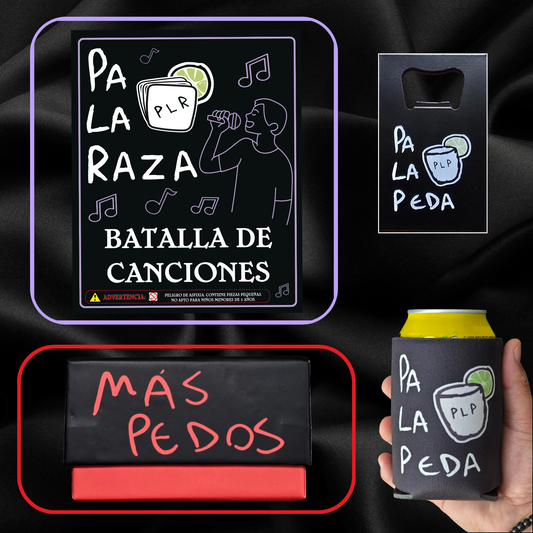 PLR BATALLA DE CANCIONES CON PLP 2 MAS PEDOS, KOOZIE, BOTTLE OPENER